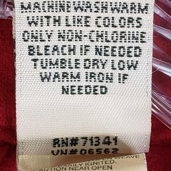 LL Bean Button Down Shirt Long Sleeve Women’s Plus Size 2X Red Cotton - Picture 8 of 9